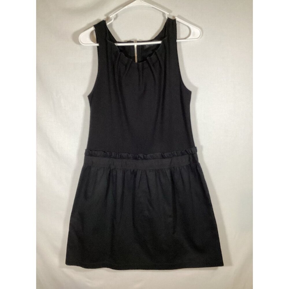 GLAM Black‎ Fit and Flare Dress Small Designer Look Classic Preppy Date Night